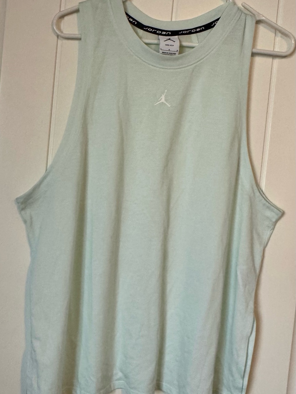 Nike Jordan Diamond Light Mint Muscle Tank with Jumpman Logo